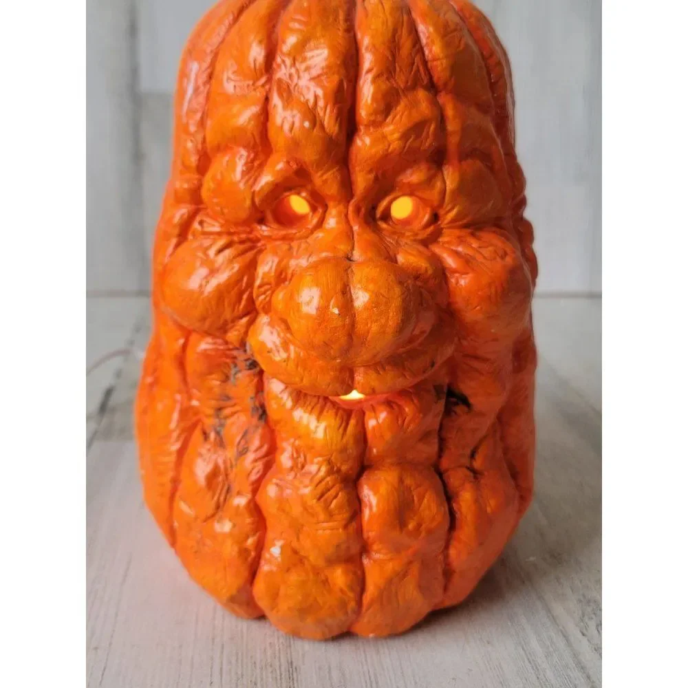 Accents unlimited unique old‎ pumpkin light up grandma Halloween vintage